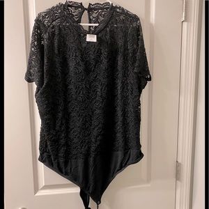 NWT Black Lace Torrid Bodysuit